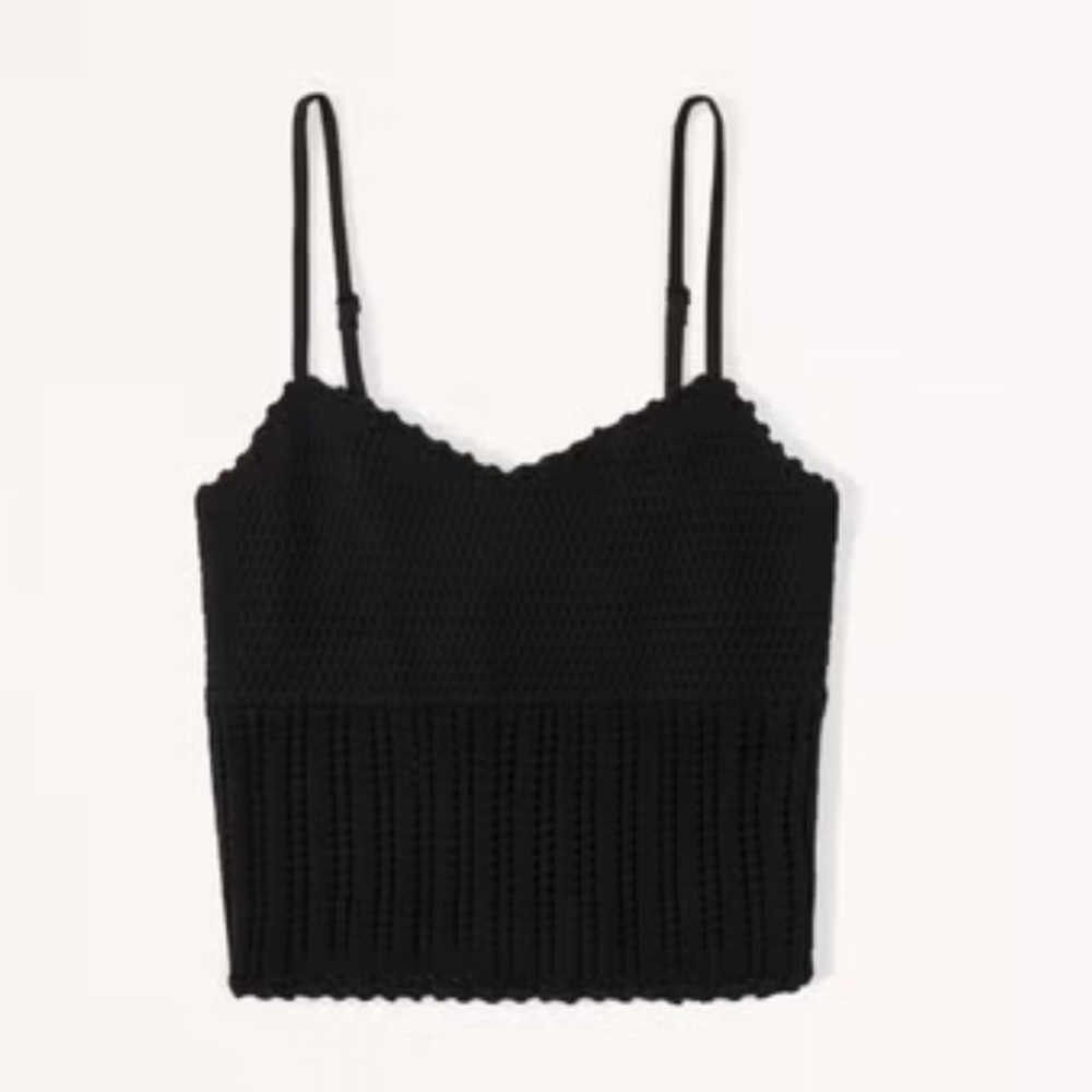 Abercrombie and Fitch Crochet Sweetheart Tank